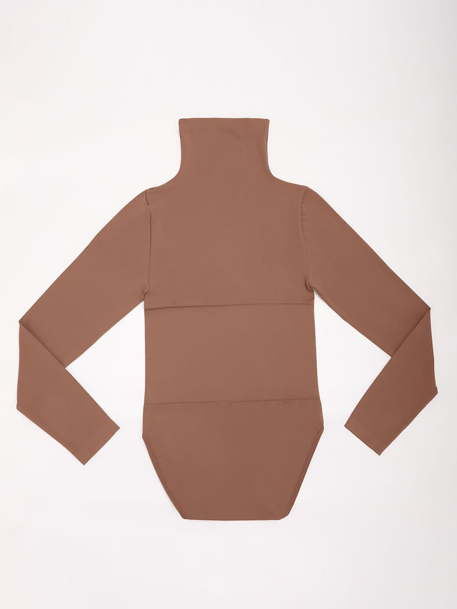 Butter Soft Seamless Snap Crotch Bodysuit Second Skin Stretch Shapewear - FirmaSoft