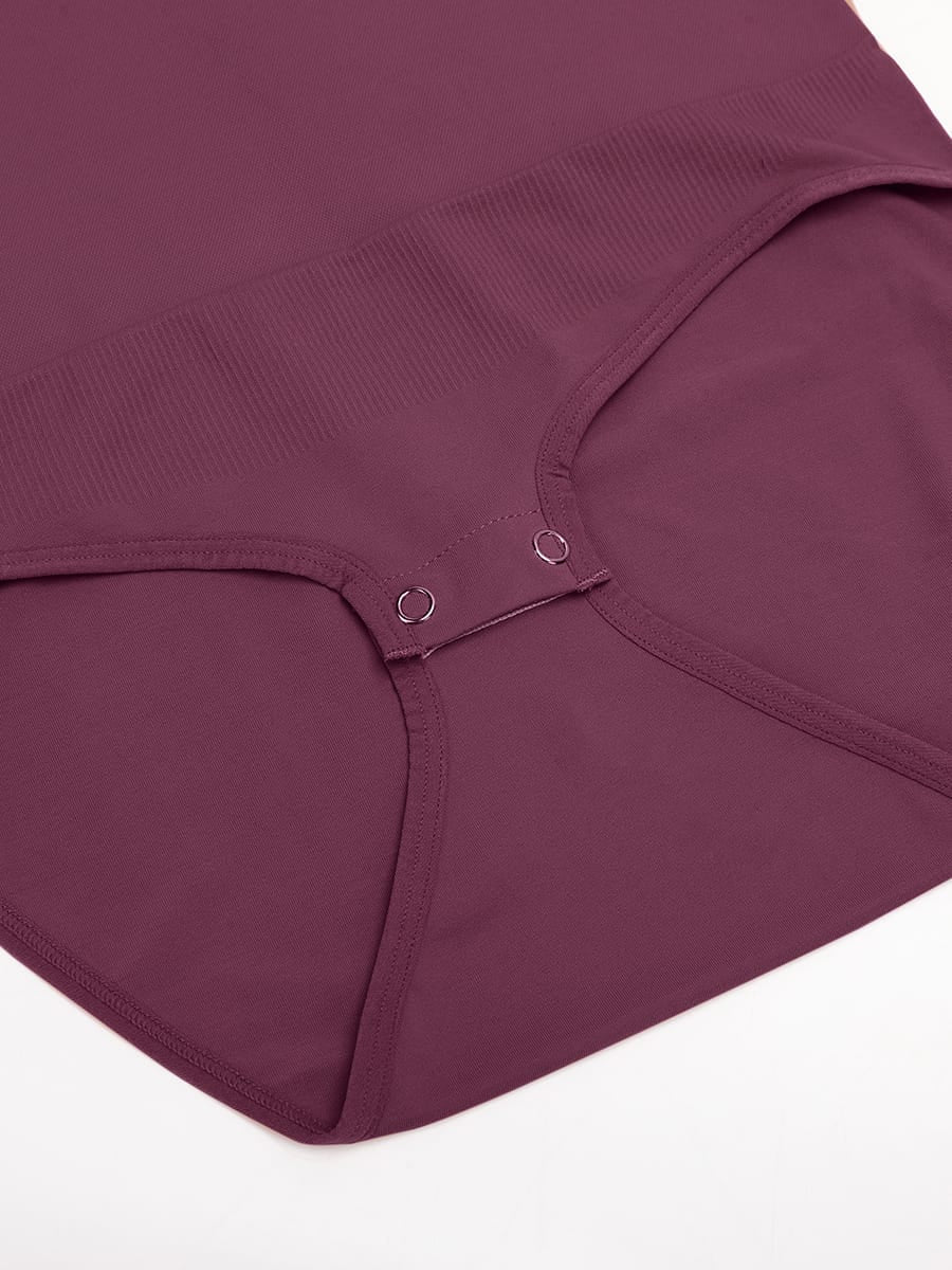 Butter Soft Seamless Snap Crotch Bodysuit Second Skin Stretch Shapewear - FirmaSoft