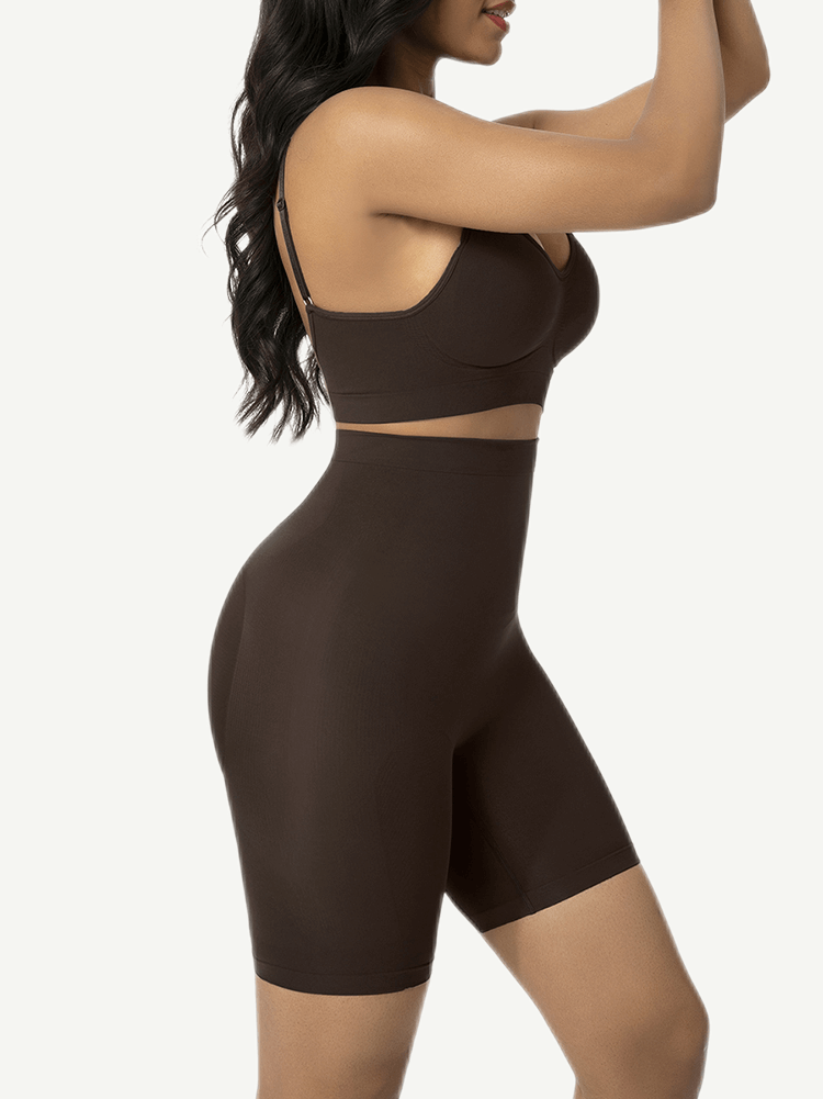 Seamless High Waist Butt Lifter Shapewear Shorts Slimmer - FirmaSculpt