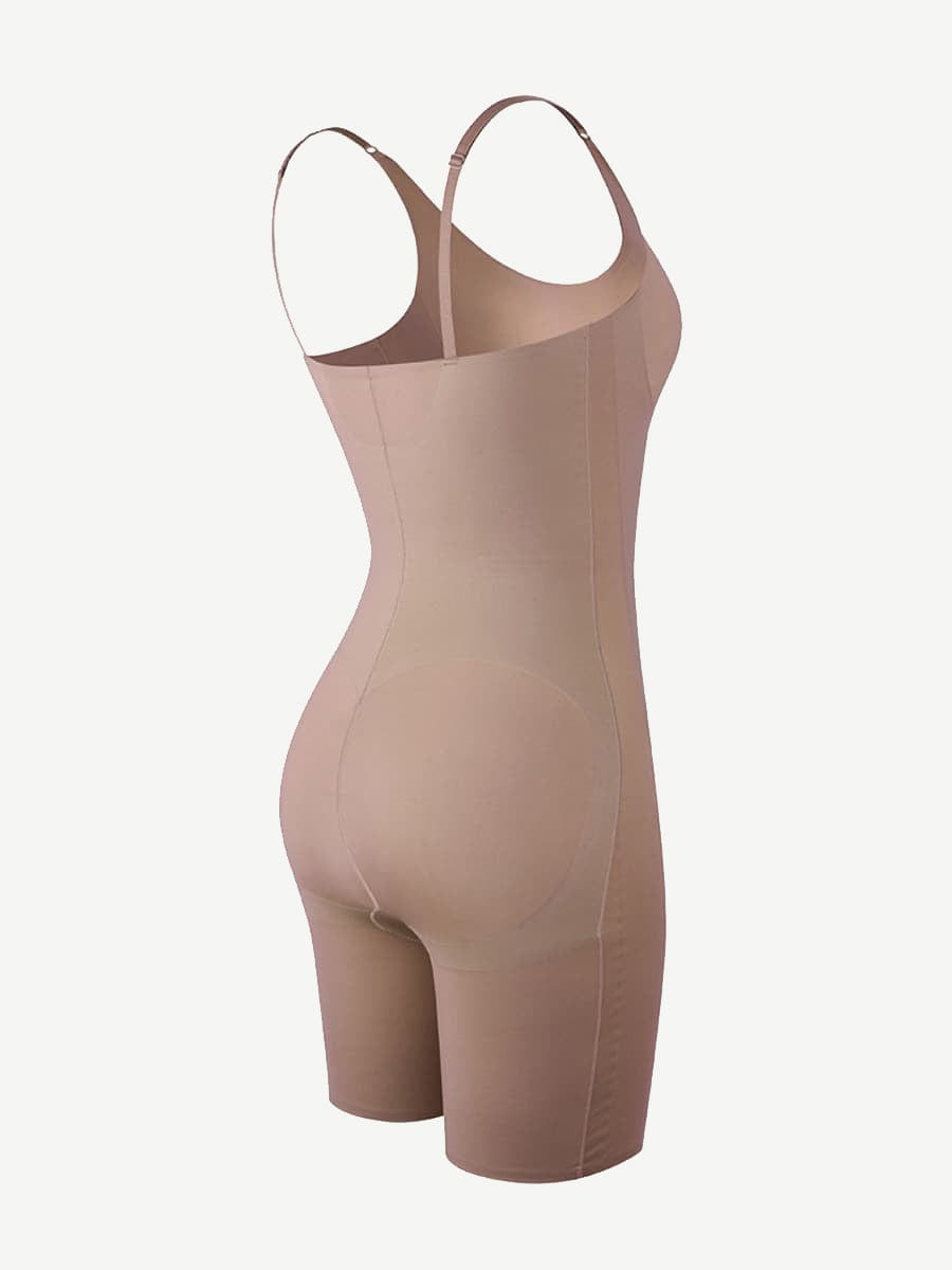 Lightweight Adjustable Straps Big Size Seamless Tummy Control Body Shaper - FirmaBreeze