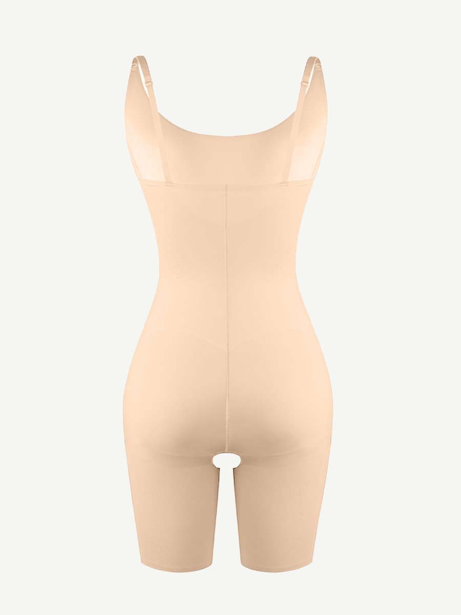 Lightweight Adjustable Straps Big Size Seamless Tummy Control Body Shaper - FirmaBreeze