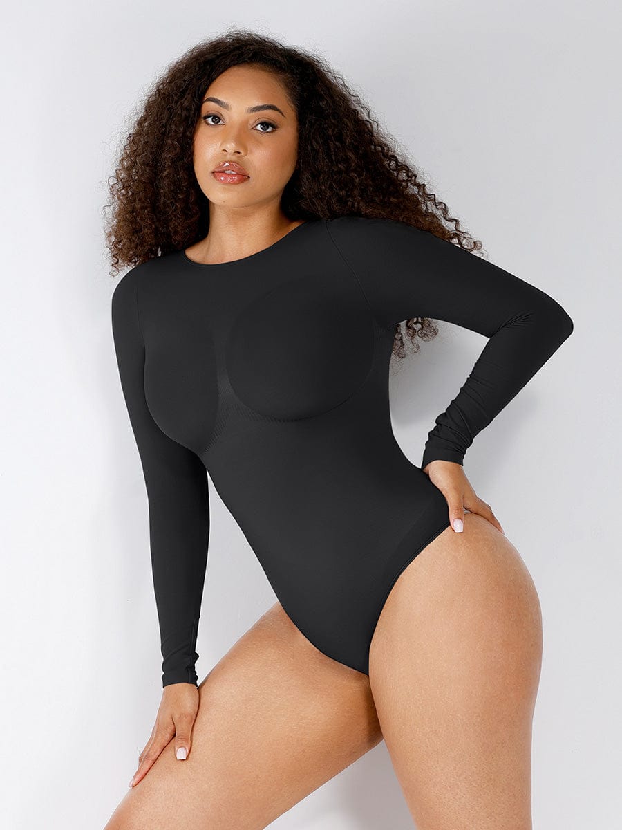Seamless Bust Support Waist Cinching Tummy Control Bodysuit - FirmaSculpt