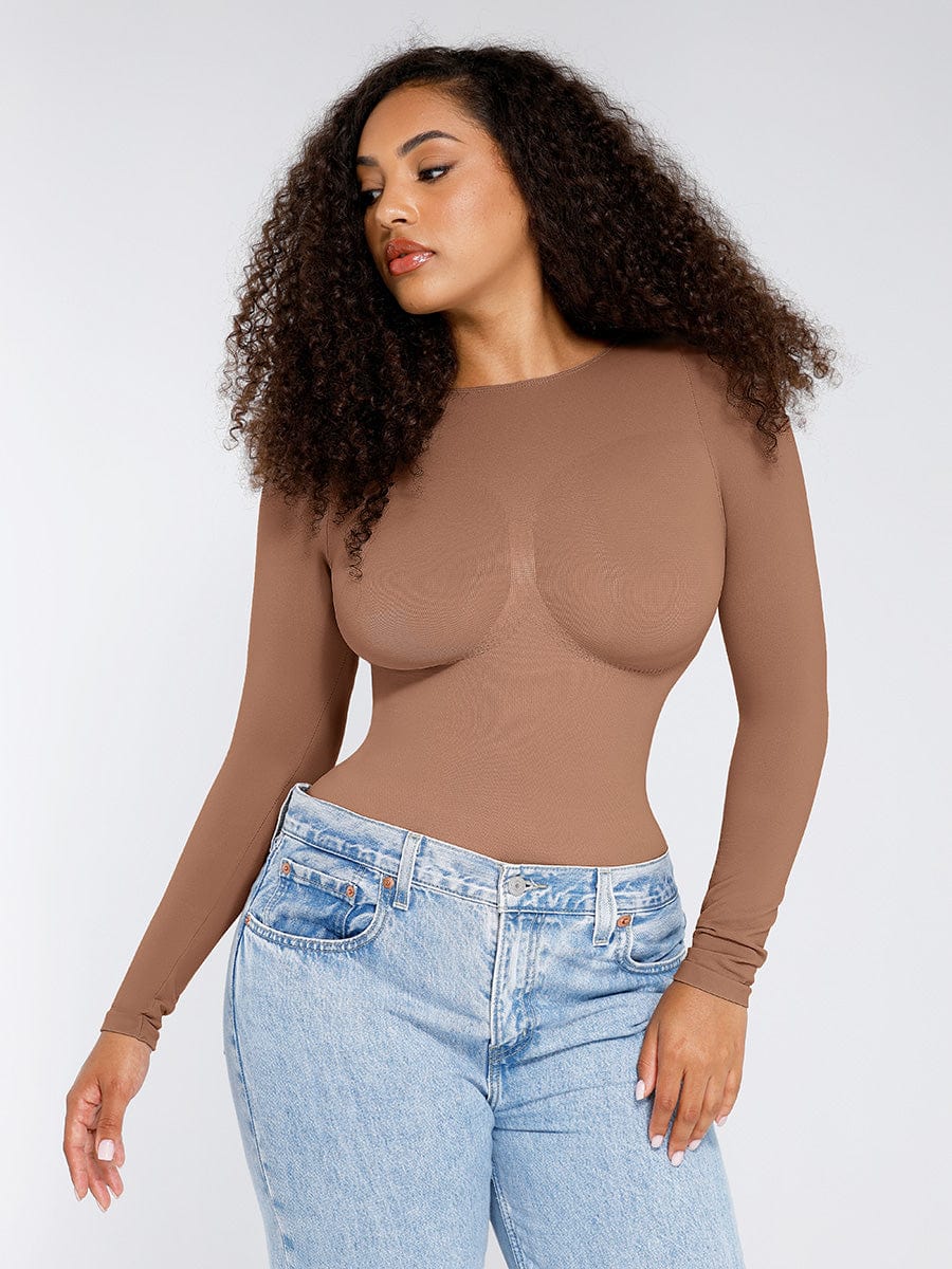 Seamless Bust Support Waist Cinching Tummy Control Bodysuit - FirmaSculpt