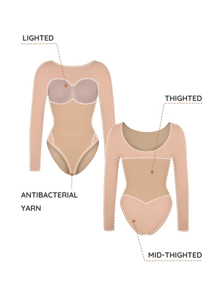 Seamless Bust Support Waist Cinching Tummy Control Bodysuit - FirmaSculpt