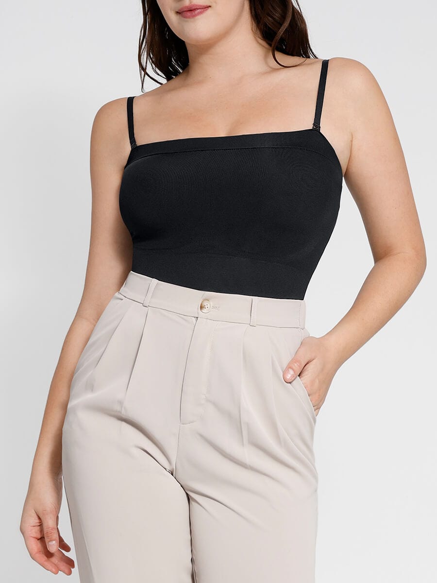 Eco-Friendly Seamless Shaping Bodysuit with Removable Straps - FirmaFlex
