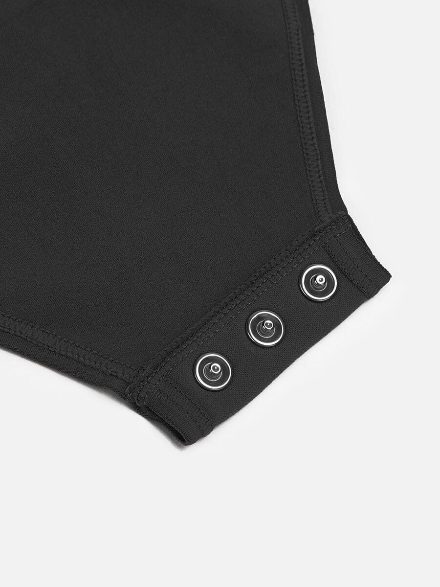 Seamless Long Sleeve Chest Support Tummy Control Thong Bodysuit - FirmaSculpt