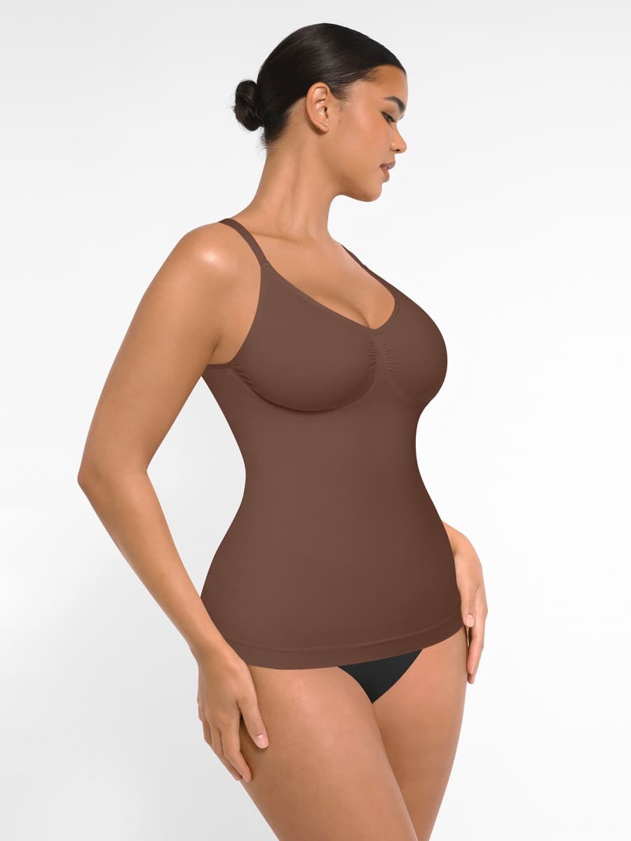 Seamless Bust Support Waist and Abdomen Control Shape Tank Top - FirmaHold