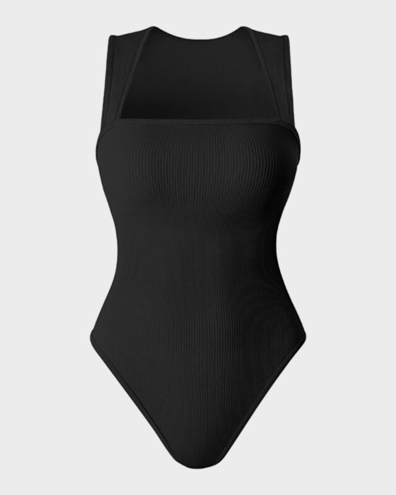 Sleeveless Tummy Control Tank Bodysuit - FirmaSculpt