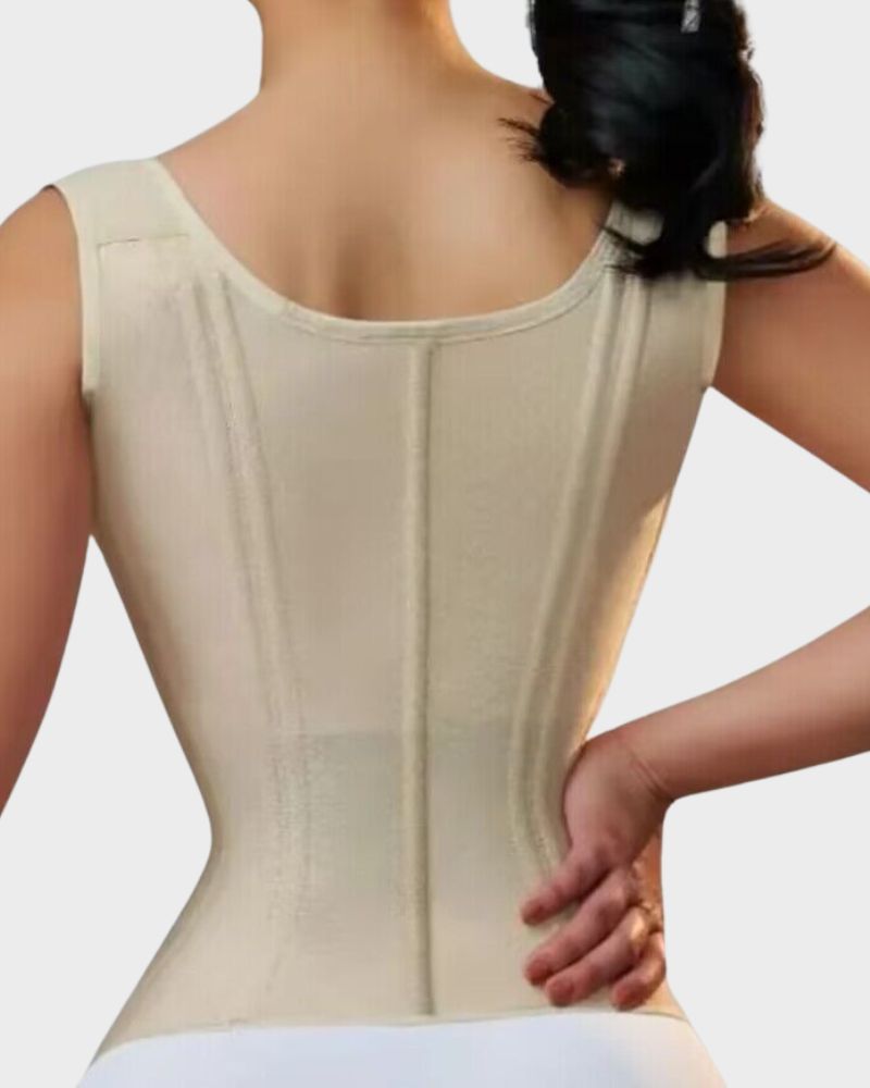 Double-Waistband Corset Vest Waist Trainer - FirmaControl