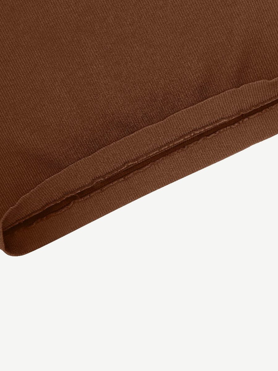 Eco-friendly Seamless V Neck Long Sleeve Waist Trimming Shaper Dress - FirmaSculpt