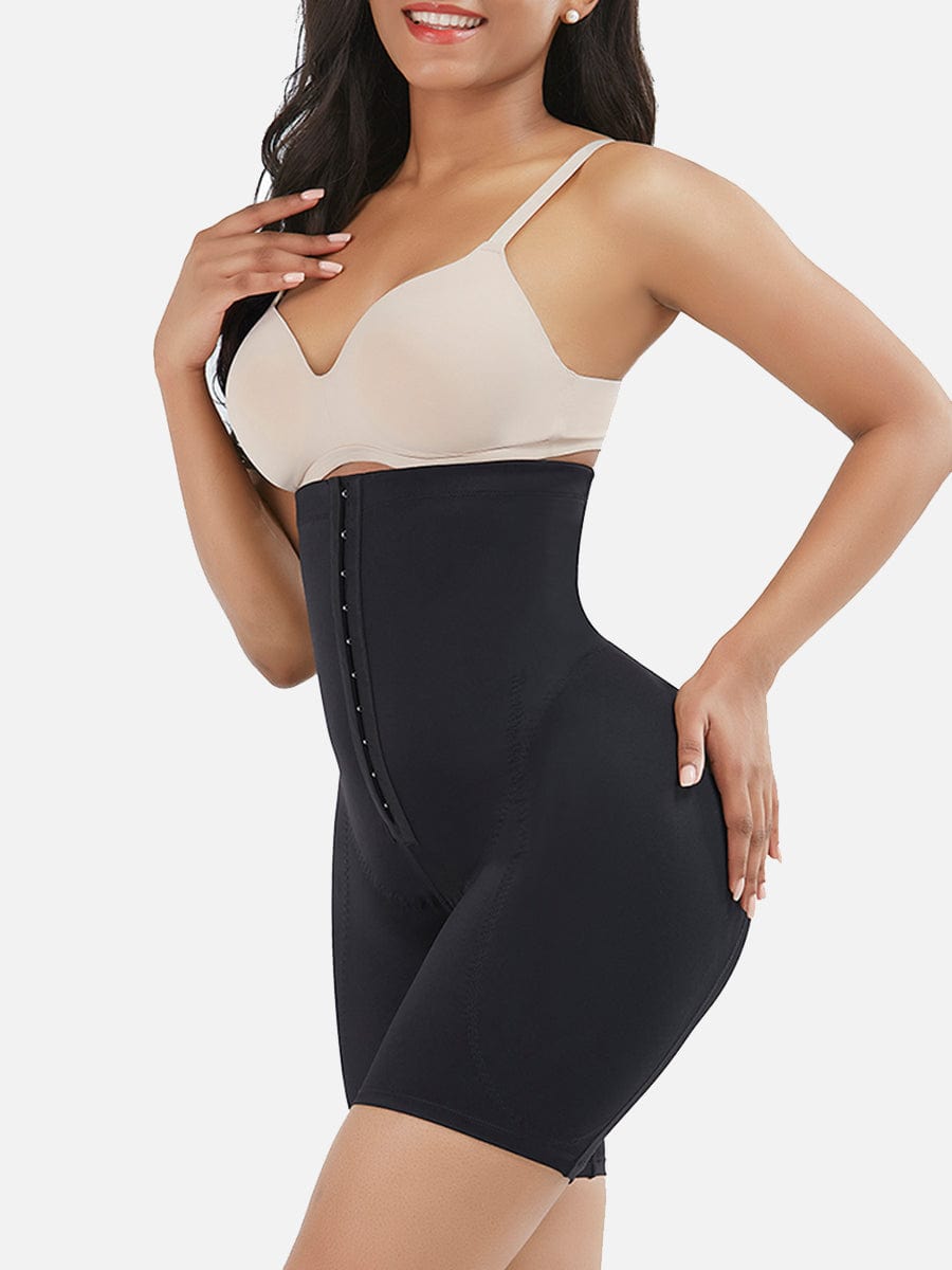 High-Waist Tummy Control Butt Lifter with Removable Hip Pads - FirmaSculpt
