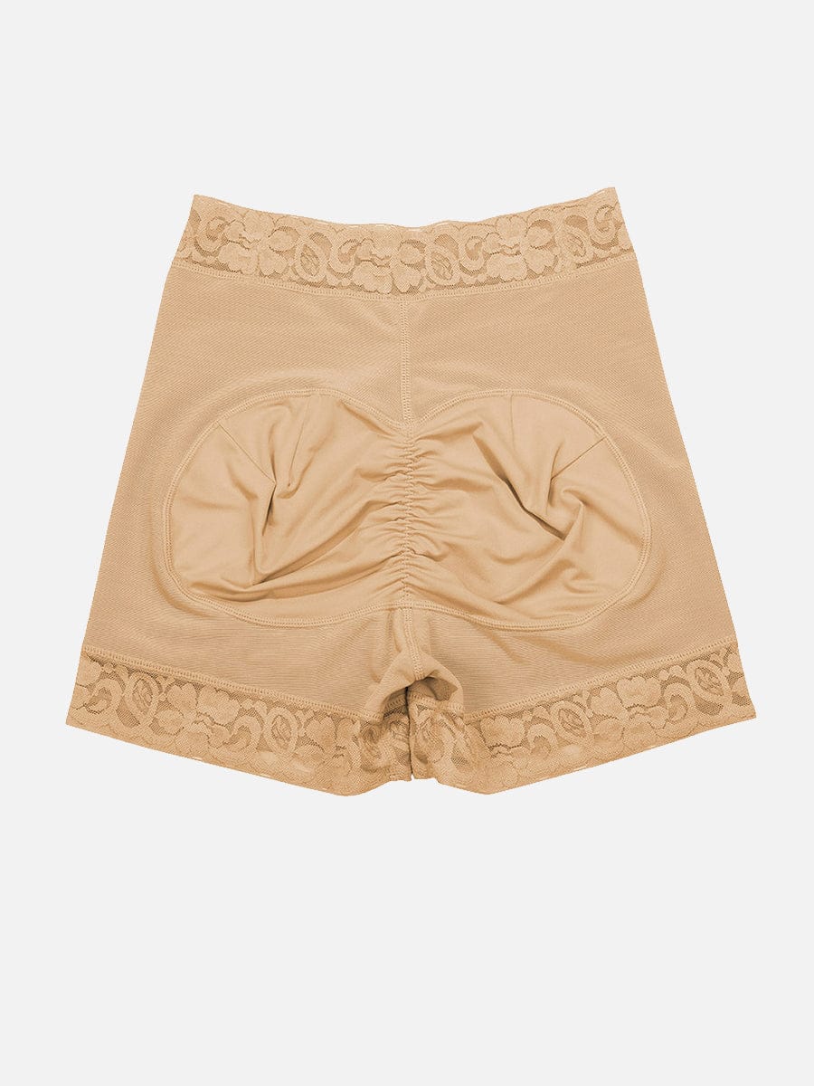 High Waist Lace Butt Enhancer Panty Curve Smoothing Fajas - FirmaLift