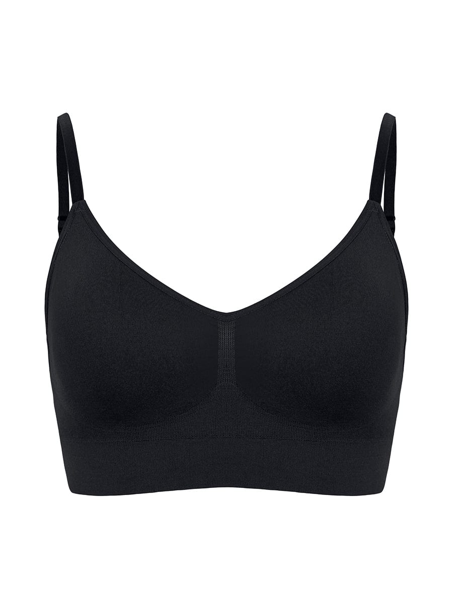 Adjustable Straps Push Up Seamless Bra Light Support - FirmaActive
