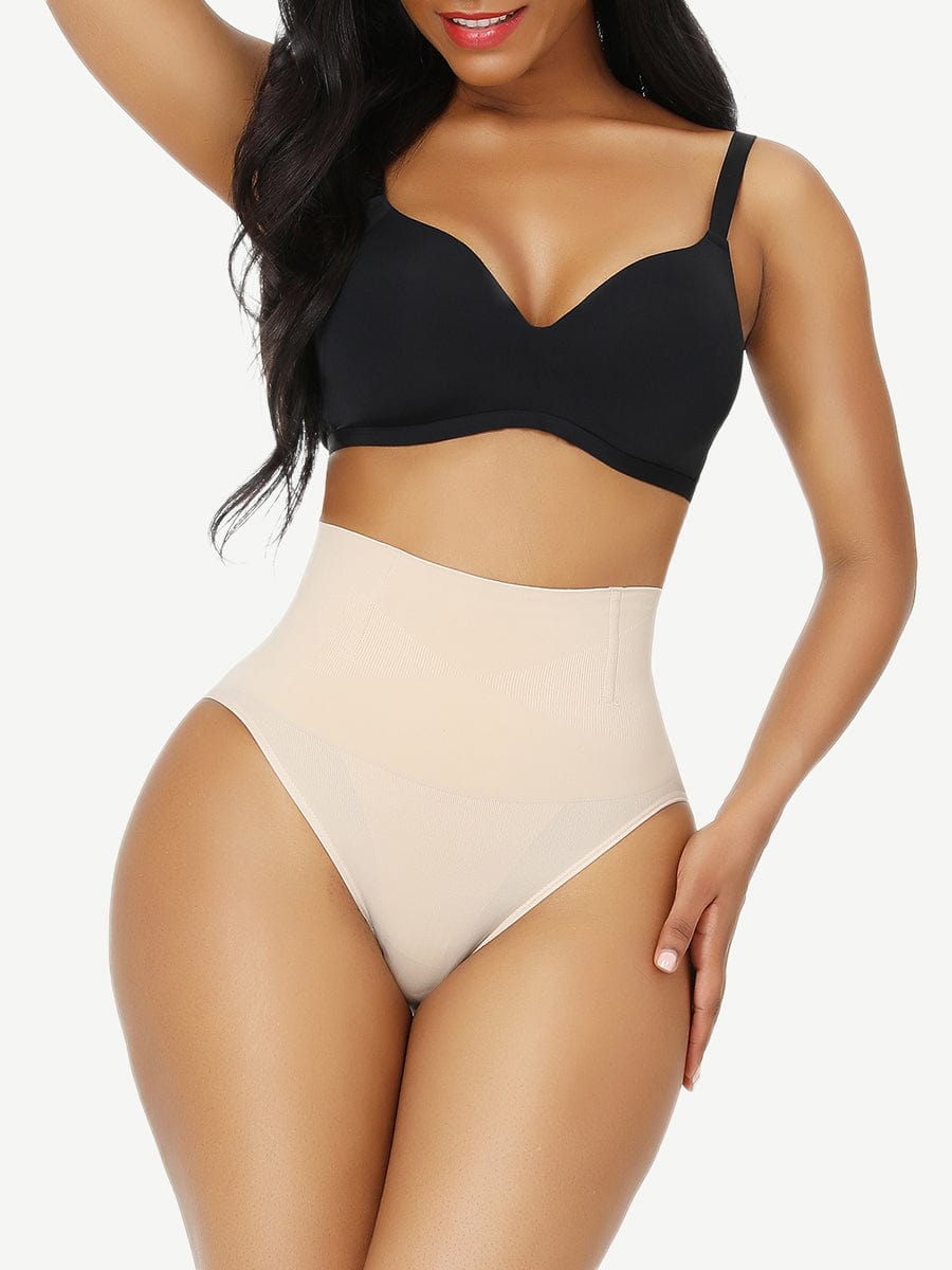 Seamless High Waist Tummy Control Panties for Instant Smooth Silhouette - FirmaSmooth