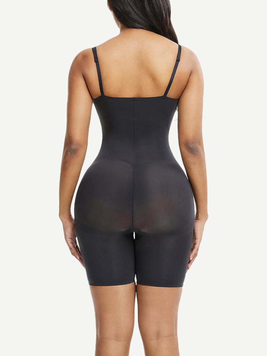 Lightweight Adjustable Straps Big Size Seamless Tummy Control Body Shaper - FirmaBreeze