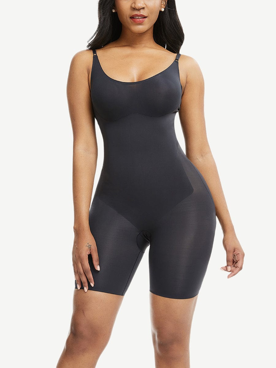 Lightweight Adjustable Straps Big Size Seamless Tummy Control Body Shaper - FirmaBreeze