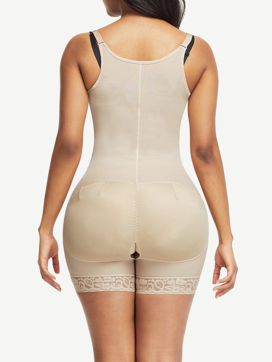 Adjustable Straps Underbust Postsurgical Body Shaper Full Body Faja - FirmaActive