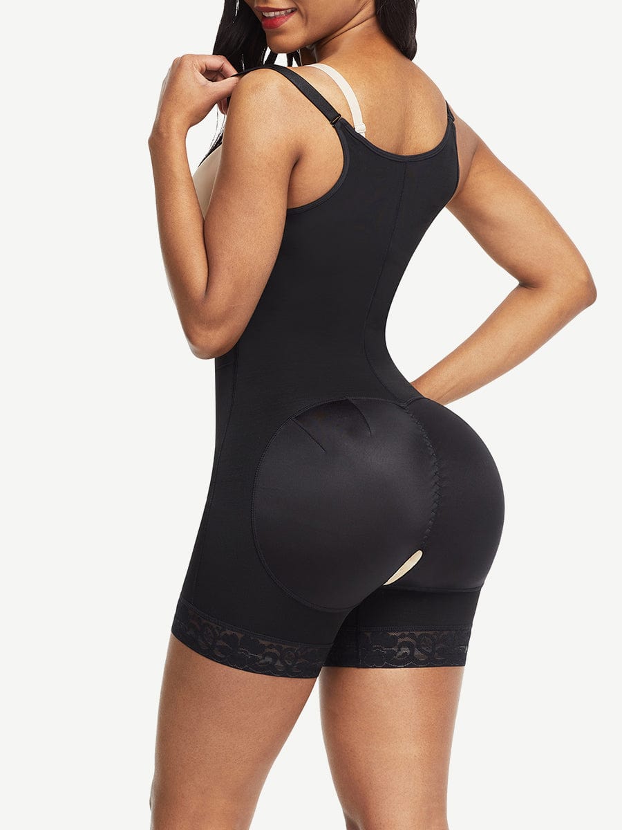 Adjustable Straps Underbust Postsurgical Body Shaper Full Body Faja - FirmaActive