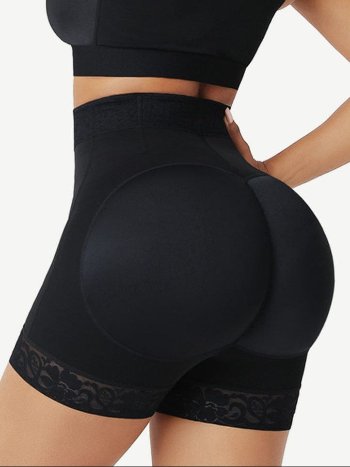 Front Zipper Butt Lifter Shorts High Waist Curve-Creating - FirmaLift