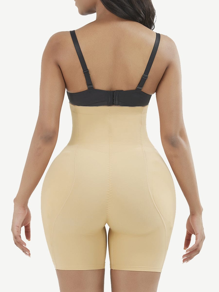 High-Waist Tummy Control Butt Lifter with Removable Hip Pads - FirmaSculpt