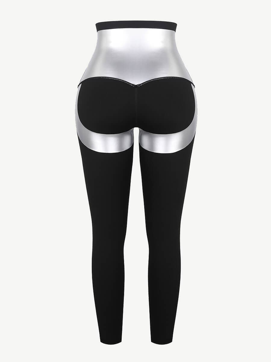 High-Waist Tummy Control Butt-Lifting Sauna Leggings - FirmaControl