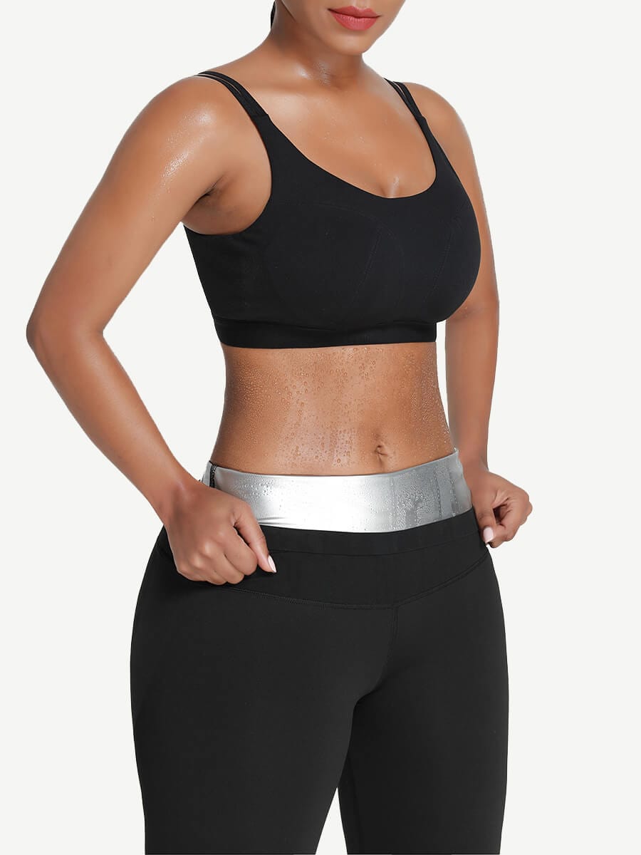 High-Waist Tummy Control Butt-Lifting Sauna Leggings - FirmaControl