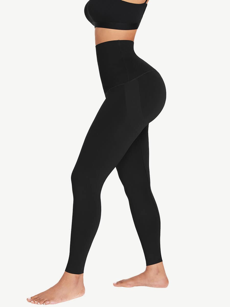 High-Waist Tummy Control Butt-Lifting Sauna Leggings - FirmaControl