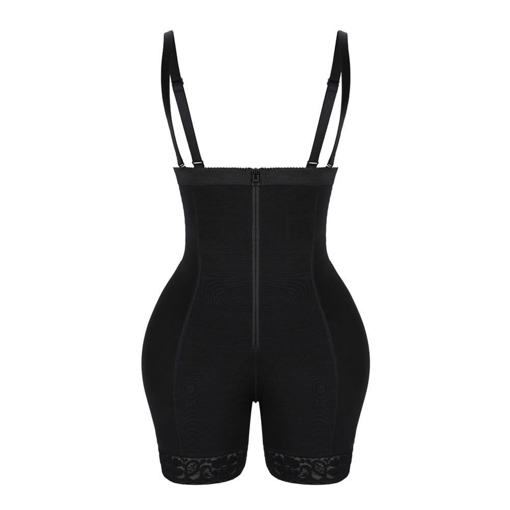 High-Waist Butt Lifter Body Shaper with Removable Hip Pads - FirmaLift