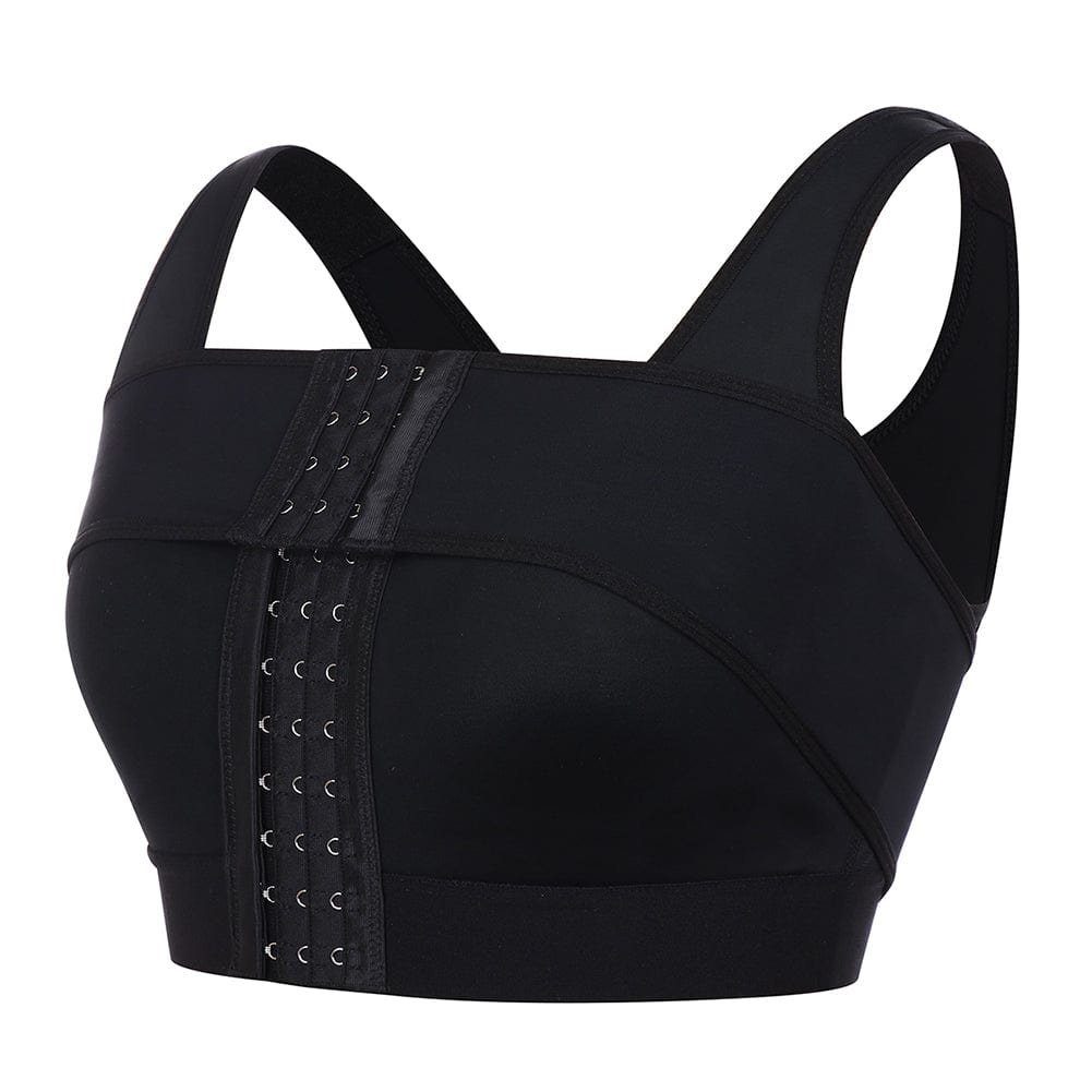 Post-surgical Mastectomy Bra with Adjustable Hooks and Compression - FirmaActive