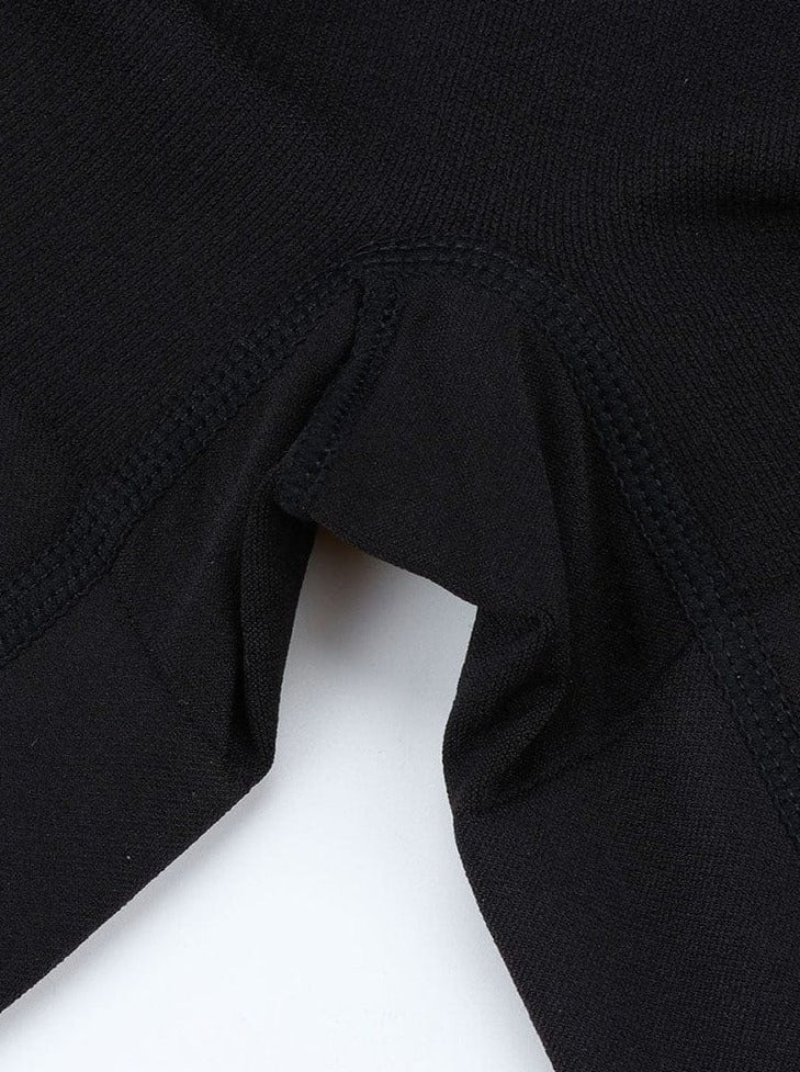Seamless Black Full Body Shaper with Adjustable Straps - FirmaActive