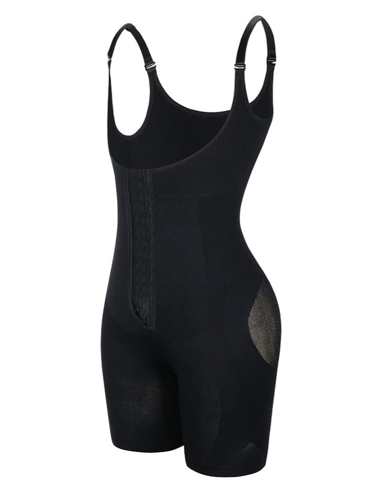 High Waist Full Body Shaper Mesh High-Compression - FirmaSculpt