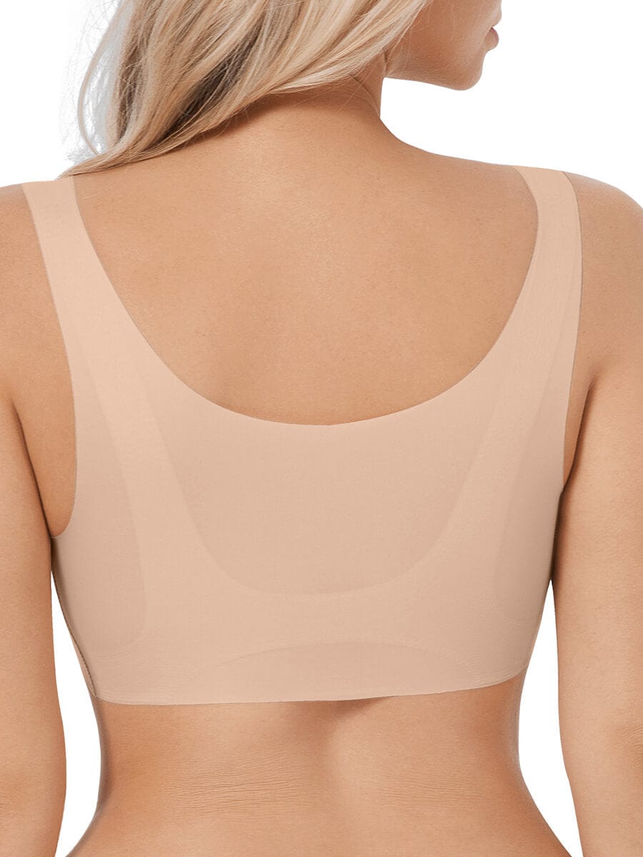 Non-Marking Comfort Wireless Bra with Drop Glue Design for Bust Support - FirmaLift