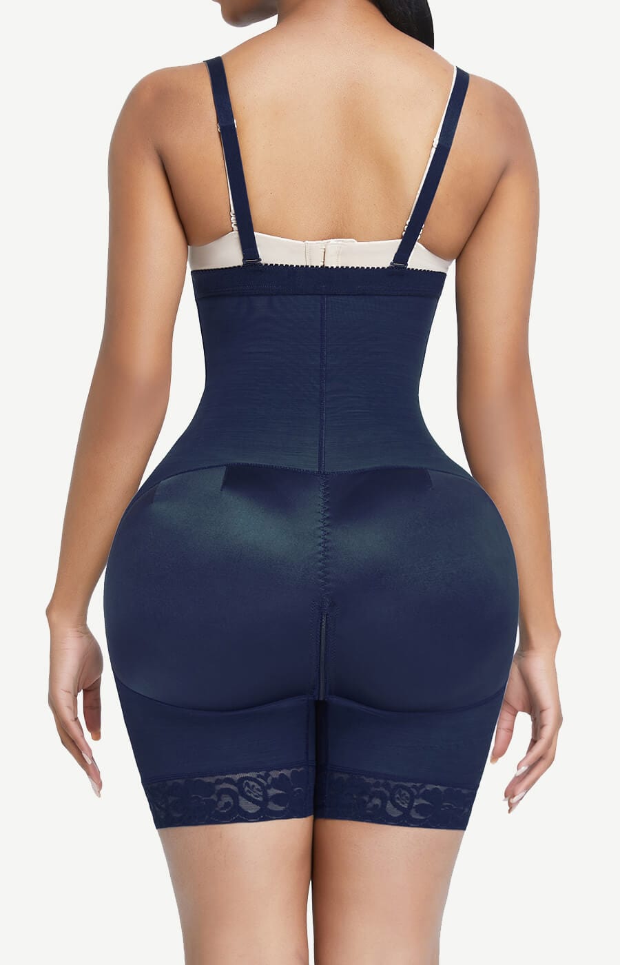Detachable Straps Full Body Zipper Shapewear with Abdominal Control - FirmaHold