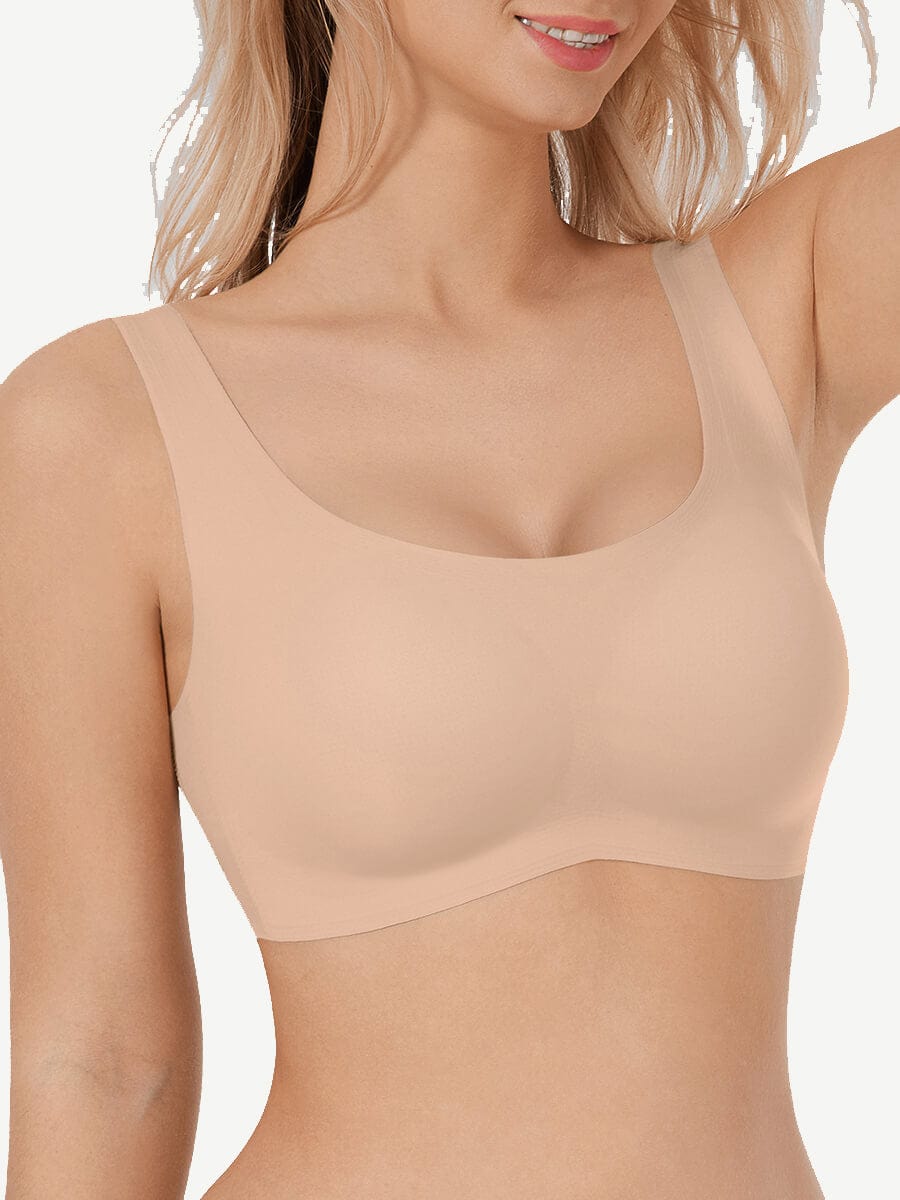 Non-Marking Comfort Wireless Bra with Drop Glue Design for Bust Support - FirmaLift
