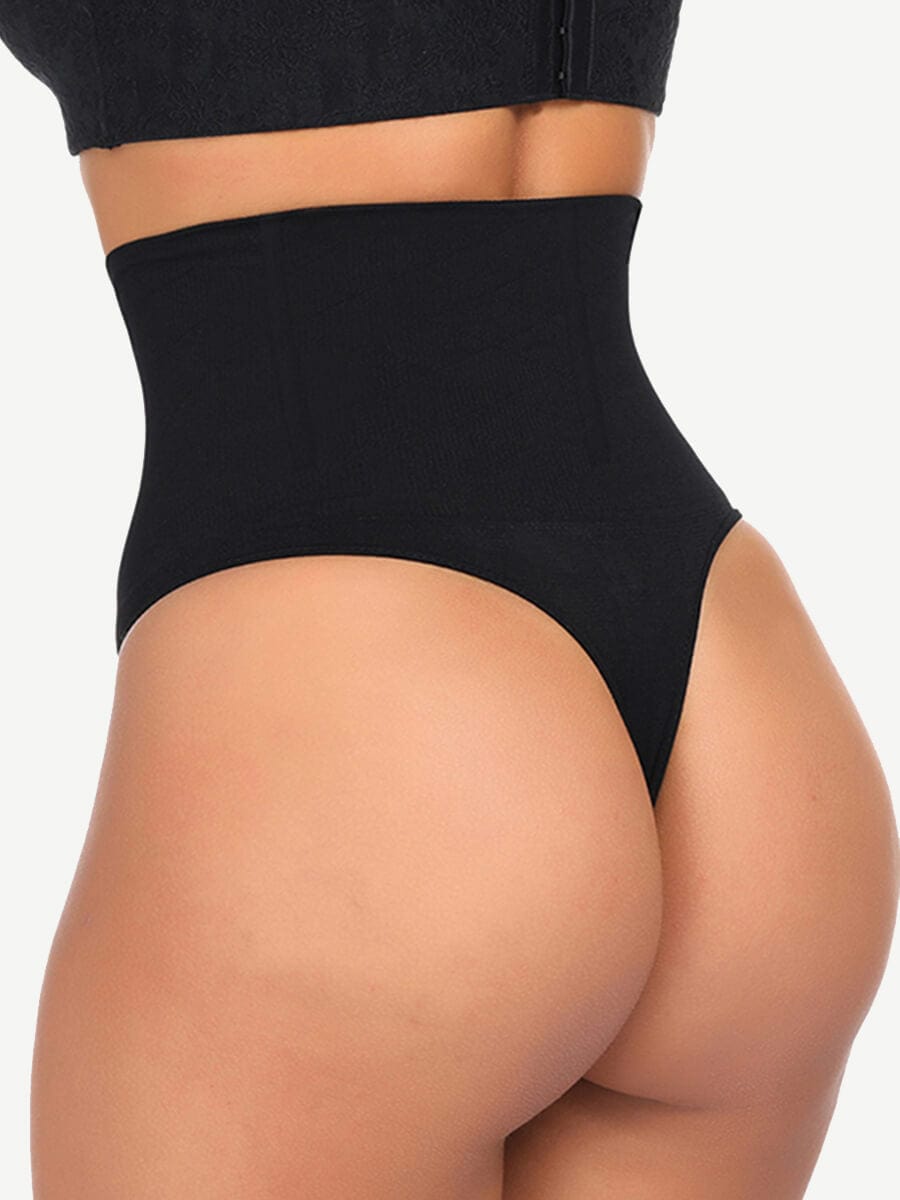 Seamless Instant Smooth Tummy Control Thong with 4 Steel Bones FirmaSculpt
