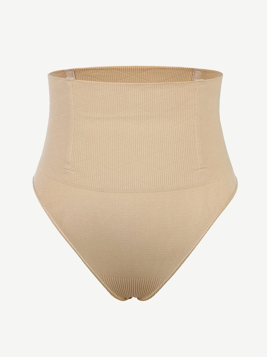 Seamless Instant Smooth Tummy Control Thong with 4 Steel Bones FirmaSculpt