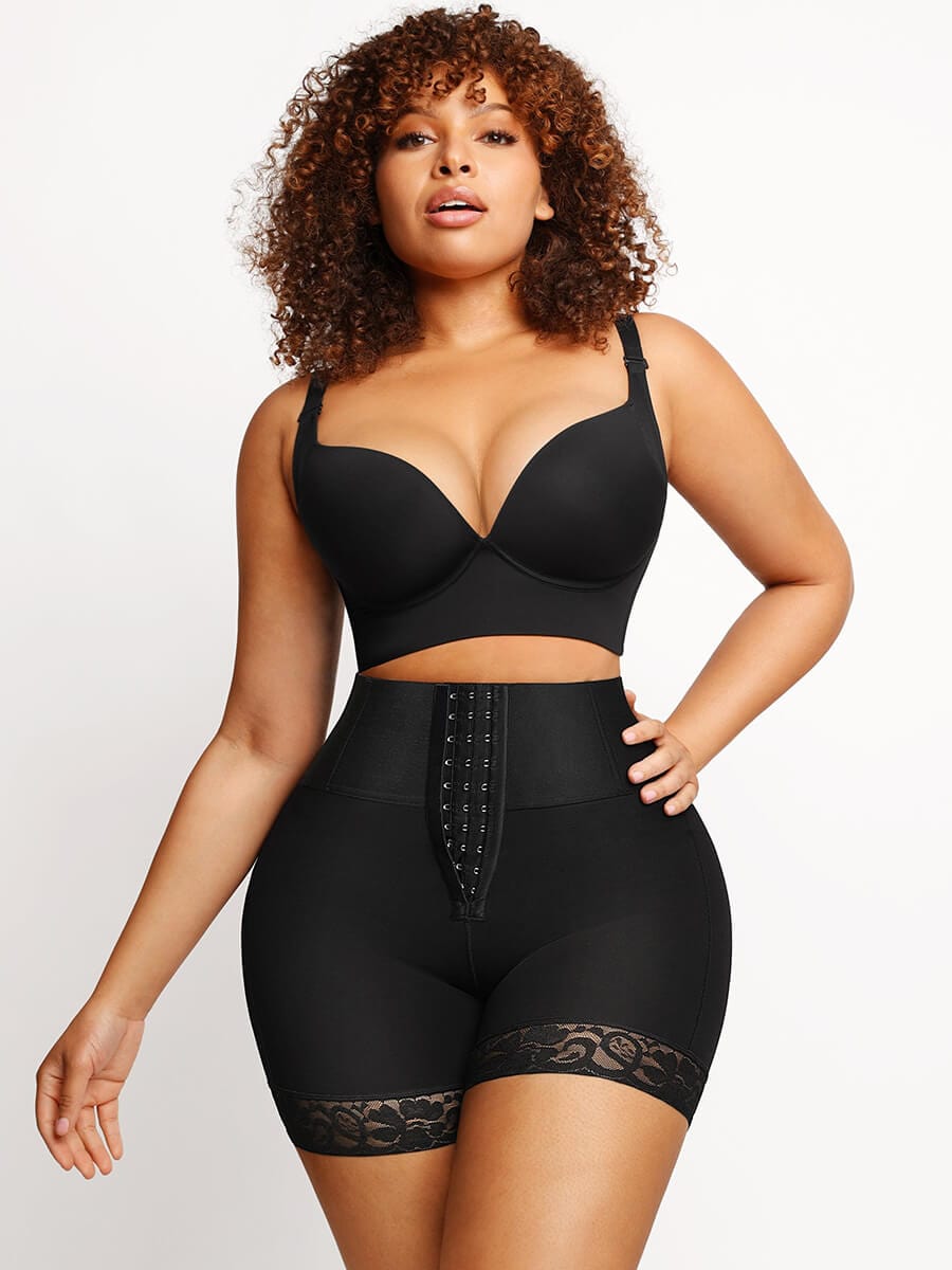 Butt Lifter Tummy Control Mid Thigh Shaper Shorts - FirmaLift
