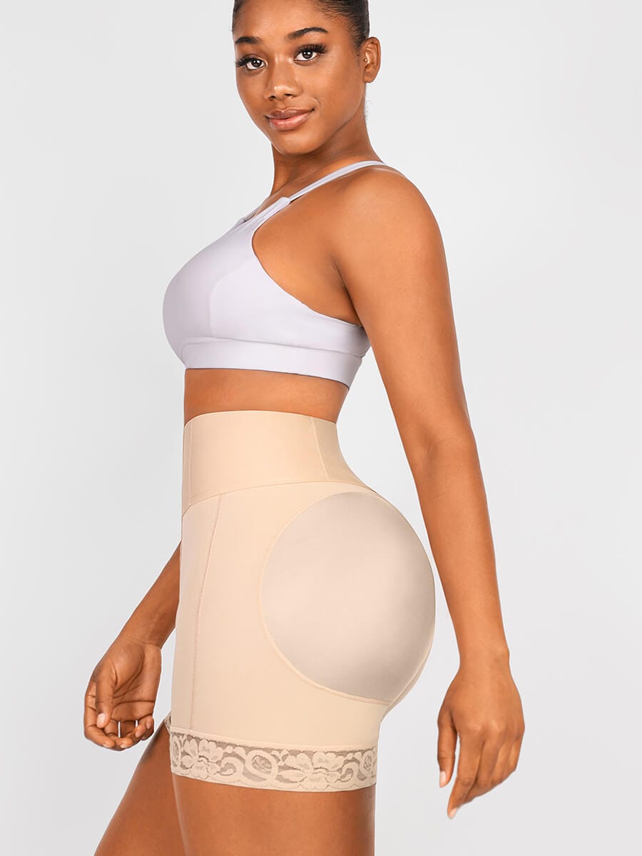 Butt Lifter Tummy Control Mid Thigh Shaper Shorts - FirmaLift