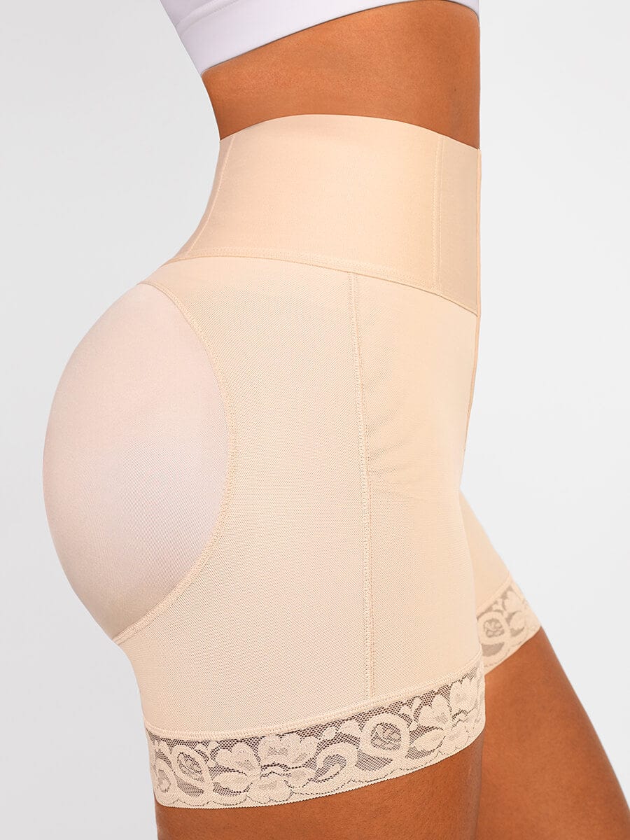 Butt Lifter Tummy Control Mid Thigh Shaper Shorts - FirmaLift