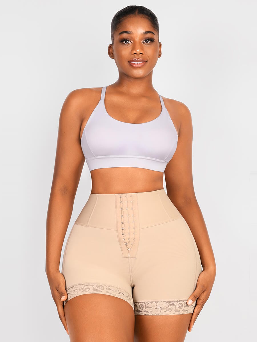 Butt Lifter Tummy Control Mid Thigh Shaper Shorts - FirmaLift