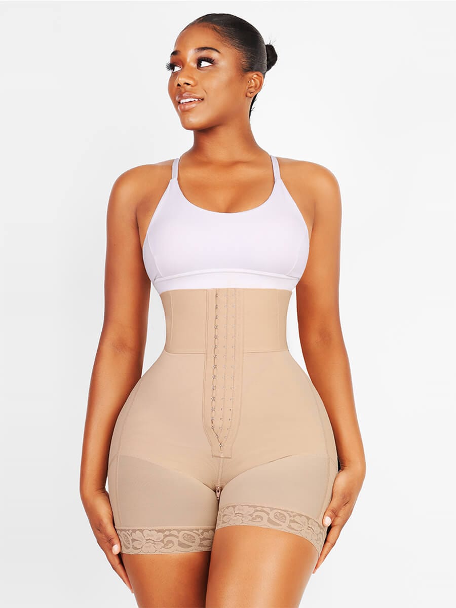 3-Bones Triple-Breasted High-Waisted Elastic Body Butt Lifter Faja - FirmaLift