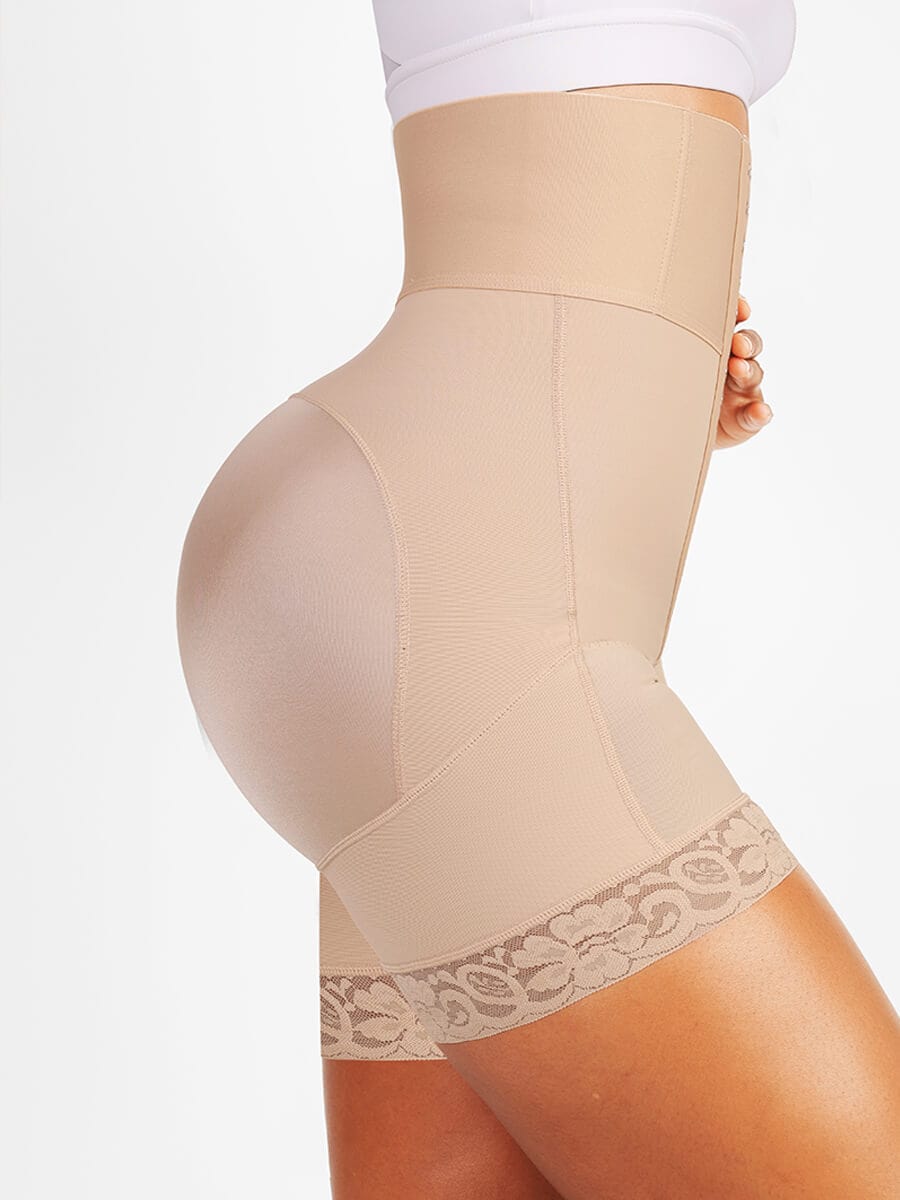 3-Bones Triple-Breasted High-Waisted Elastic Body Butt Lifter Faja - FirmaLift