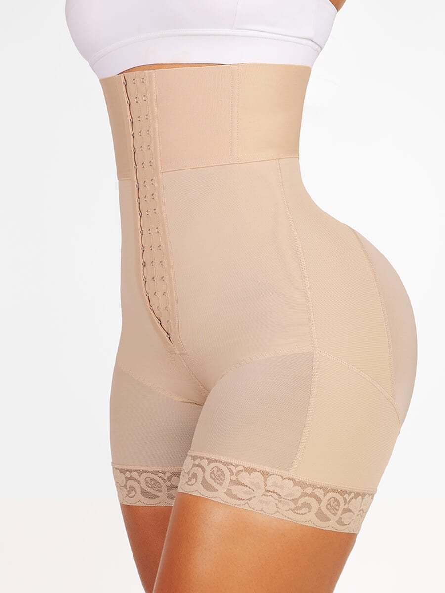 3-Bones Triple-Breasted High-Waisted Elastic Body Butt Lifter Faja - FirmaLift