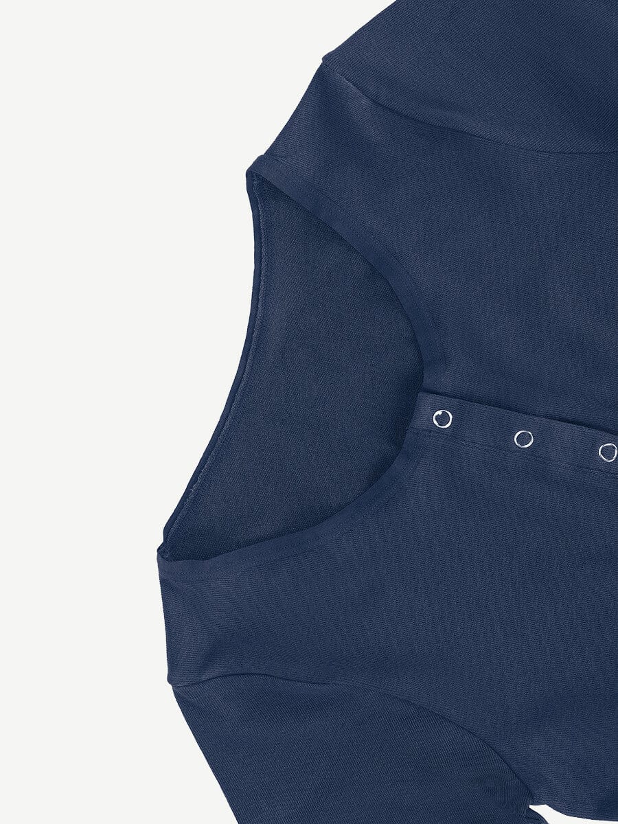 Seamless Long Sleeve Thong Bodysuit with Light Support - FirmaActive