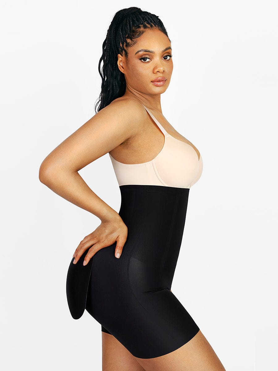High Waist Air Slim Butt Lifter with Removable Pads - FirmaActive