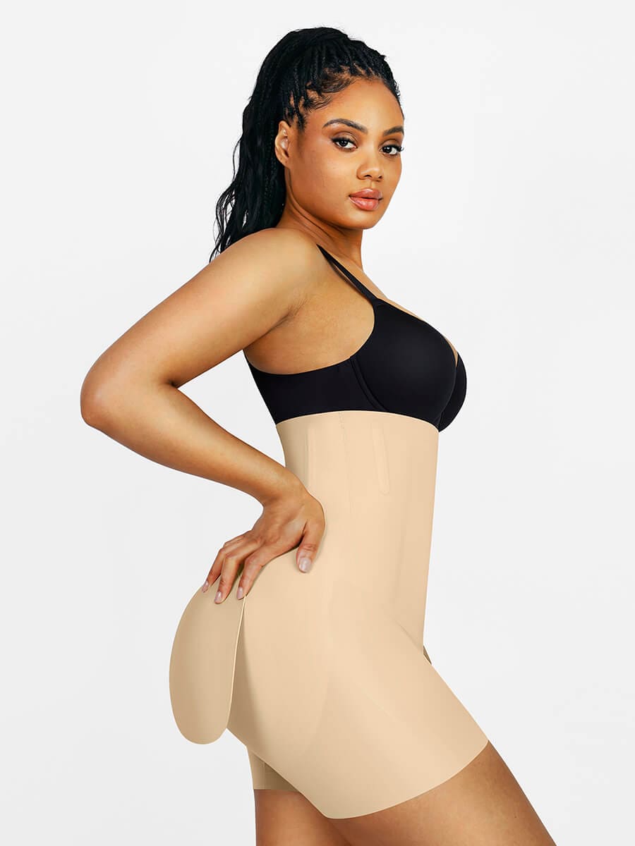 High Waist Air Slim Butt Lifter with Removable Pads - FirmaActive