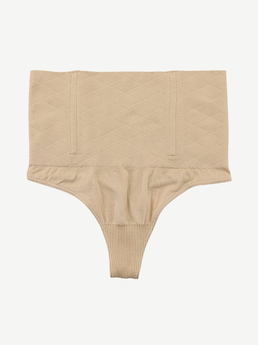 Seamless Instant Smooth Tummy Control Thong with 4 Steel Bones FirmaSculpt
