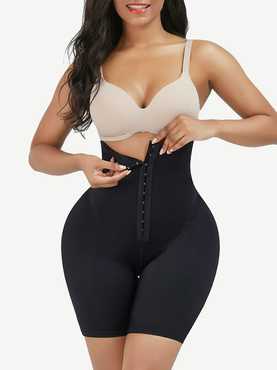 High-Waist Tummy Control Butt Lifter with Removable Hip Pads - FirmaSculpt