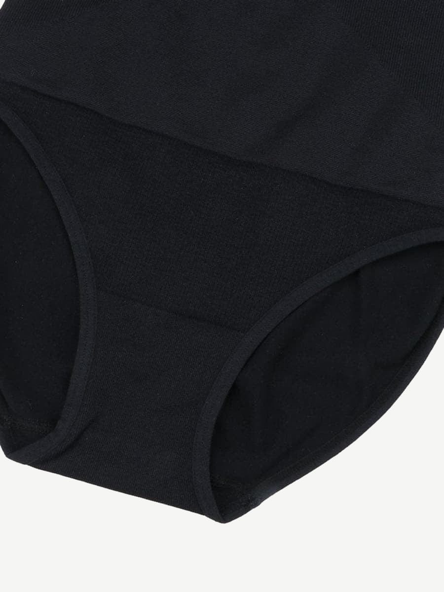 High Elasticity Large Size Tummy Control Panties with Buckle - FirmaHold