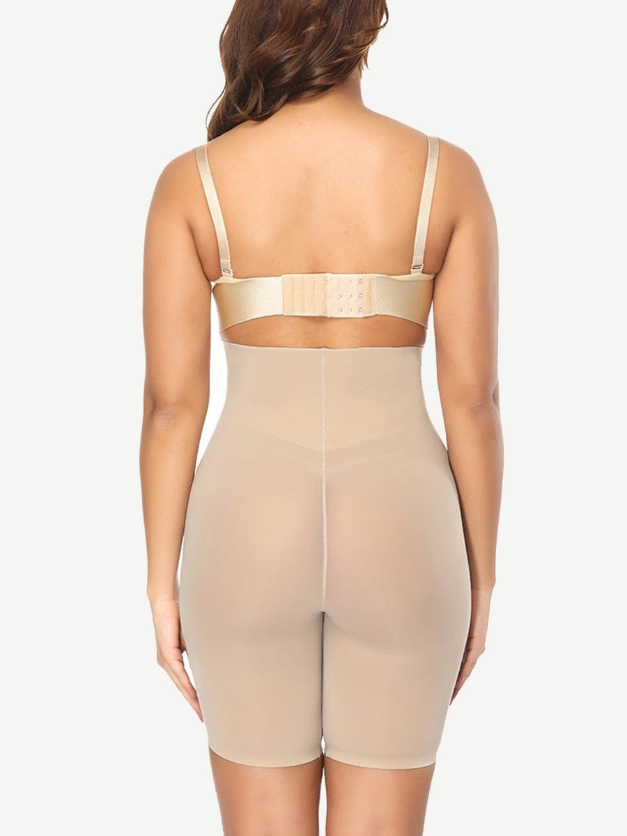 High-Waist Smooth Shapewear Thigh Slimmer Shorts Control Panties Seamless Thigh for Woman - FirmaSmooth
